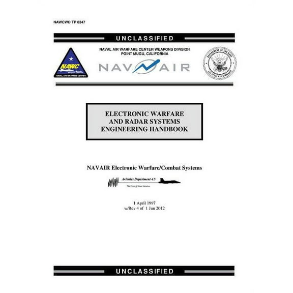 Electronic Warfare and Radar Systems Engineering Handbook (Hardcover)