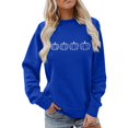 thumbnail image 2 of Halloween Thanksgiving Pumpkin Graphic Sweatshirts for Women Fall Winter Long Sleeve Crewneck Sweatshirt Pullover Tops, 2 of 5