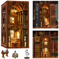 thumbnail image 1 of Juego de cuadernos ISSEVE para casa de muñecas, rompecabezas de madera, 3D, para casa de muñecas, 1 of 9