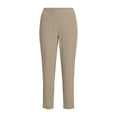 thumbnail image 4 of ClodeEU Women's Stretch 7/8 Yoga Pants,Comfortable Athletic Ankle Length Pants for Work Khaki,Womens Plus L, 4 of 6