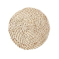 thumbnail image 1 of HEVIRGO Corn Bran Woven Dining Table Mat Heat Insulation Pot Holder Coasters Placemat, 1 of 10