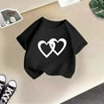 thumbnail image 5 of SNKSDGM Girls Shirts for Girls 10-12 Y2K Cute Clothes for Teen Girls Summer Kid Girls Cute Graphic Round Neck Short Sleeve Tee Summer Casual T Shirt 1-2 Years, 5 of 5