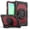 Black+Red, variant on For Samsung Galaxy Tab A11+ & Galaxy A11+ 5G Case Shockproof 3-Layer Heavy Duty 360° Rotating Stand Cover