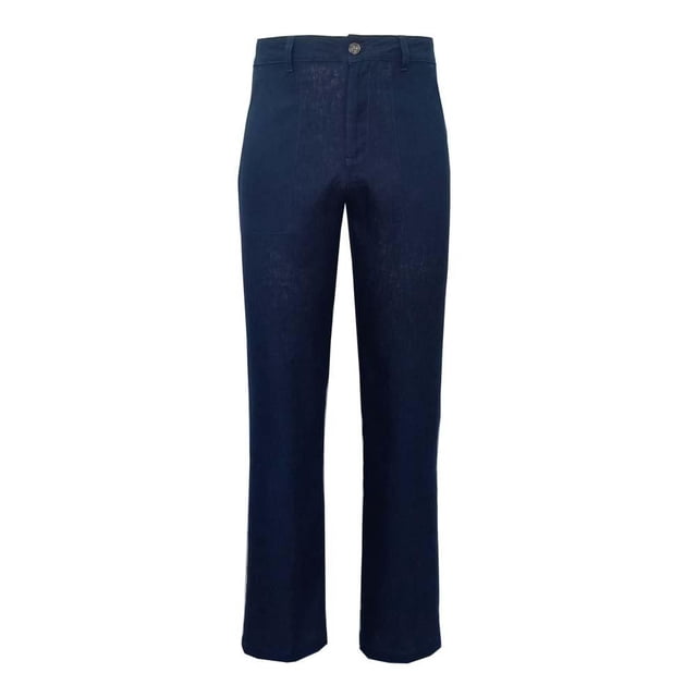 Pantalón George para Hombre Recto Liso con Bolsas