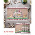 thumbnail image 6 of Easter Placemats Set of 6, Gnome Bunny Easter Eggs Truck Placemat for Dining Table Decorations, Wood Grain Place Mats, Spring Table Mats for Kitchen Dinner Seasonal Holiday Party Decor, 6 of 6