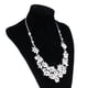 thumbnail image 4 of Conjunto de boda de lujo, collar de cristal, pendientes de novia, jinwen Conjunto de aretes collar de cristal, 4 of 8