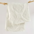 thumbnail image 4 of Levtex Home - Muslin Stitch - Euro Sham - Stitched Medallion - Cream - (26x26in.) - No Insert - Cotton, 4 of 5