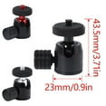 thumbnail image 5 of lanema Round Head Panoramic Tripod Head DSLR Camera Hot Shoe Mount 1/4inch Screw, 5 of 11