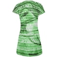 thumbnail image 2 of Math Science Genetics Geek Numbers are Life All Over Juniors Beach Cover-Up Dress Multi LG, 2 of 2