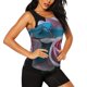 thumbnail image 2 of Fotbe Blue Lipped Pit Viper And Three Pink Roses Blusas Sin Mangas para Mujer – Estilo Casual, Corte Suelto, Slim-Fit, Cuello Redondo Deportivo, Tops de Verano para Gimnasio y Yoga-XX-Large, 2 of 7