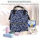 thumbnail image 5 of Easygdp Daisies Flowers para Bolsa de Bebé de Gran Capacidad con Múltiples Bolsillos, Bolsa de Pañales para Padres, Bolsa de Viaje Organizada y Elegante, 5 of 6
