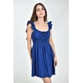 thumbnail image 5 of Vestido corto con olanes Roman Fashion /Juvenil, 06021 (Azul marino) azul marino CH, 5 of 5