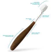 RADIUS Source Medium Cocoshell Handle Toothbrush
