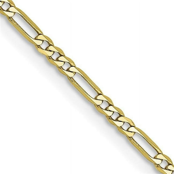 Primal Gold 10 Karat 1.75mm Polished Figaro Chain