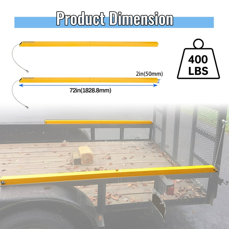 2-Sided Trailer Hitch Lift Tailgate Gate Ramp Lift Assist System 400 LBS