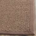 thumbnail image 4 of SAFAVIEH Natural Fiber Charlene Braided Jute Runner Rug, Chocolate, 2' x 8', 4 of 6