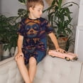 thumbnail image 4 of Balery Dreamy Jester Under Stars Conjunto de Pijama Infantil de Manga Corta con Estampado – Ropa de Dormir de Algodón Suave-Medium, 4 of 6