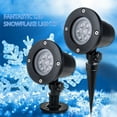 thumbnail image 6 of Morttic Christmas Snowflake Projector Lights Outdoor, Dynamic Snowfall Projector Lights Led Decorative Light for Garden House Party Indoor House Xmas Holiday New Year Decoration Wall Patio Projector, 6 of 10