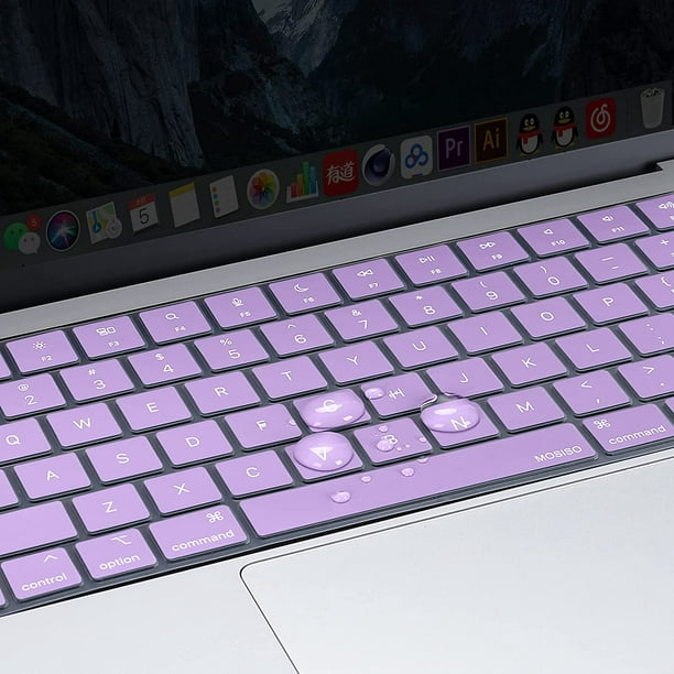 Housse de clavier MOSISO compatible avec MacBook Air 13,6 pouces