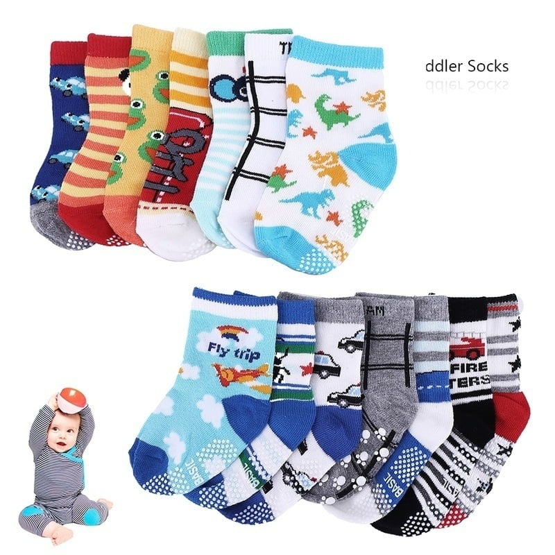 Hot sale 14 Pairs Cute Boys Girls Baby Childrens Designed Spring Summer