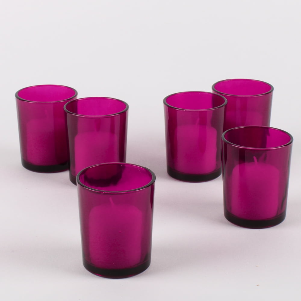 Eastland Votive Candle Holder Purple Set of 12