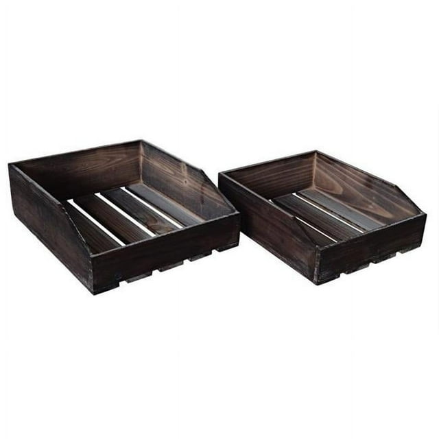 Cheung'S FP-3765-2 Ensemble de 2 Rangements de Bureau en Bois