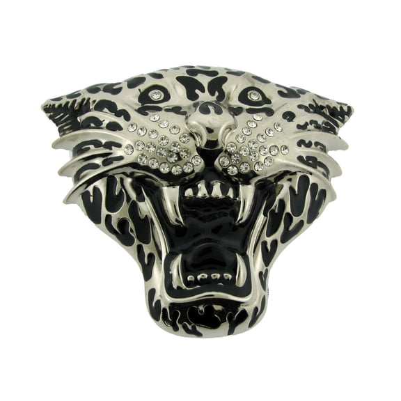 Roaring Lion Tiger Big Cat Die Cut Wild Animal Life Belt Buckle.