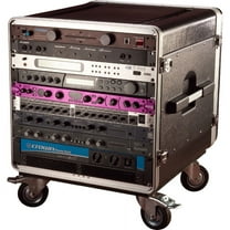 Gator Cases GRC-BASE-10 10U Pro Audio Rack Base With Rolling Wheel Casters New