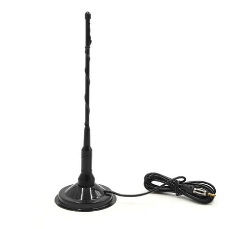 - Black Magnetic Base AM/FM Radio Signal Aerial Antenna for Auto Car Truck