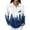 Blue-A#150830HH, variant on Hearthz Christmas Waffle Knit Women's Polo Shirt Gradient Women's Christmas Shirts Button V Neck Long Sleeve Henley Shirts for Women Relaxed Fit Office Daily T Shirts for Women