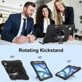 thumbnail image 4 of Case for iPad Air 11 Inch M3 M2 2025 2024, iPad Air 5th / Air 4th Generation Case 2022 2020, iPad Pro 11 2022 - 2018 with Screen Protector/Pen Holder/Rotating Stand/Hand Strap/Shoulder Strap, 4 of 7