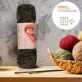 thumbnail image 5 of Fiudx Hilo de Crochet Tejido a Mano, Tacto Suave y Aterciopelado, Colores Brillantes, Fácil de Tejer, Perfecto para Suéteres, Gorros, Bufandas, Decoración Del Hogar, Regalos, Juego de 2 Ovillos, Incl, 5 of 5