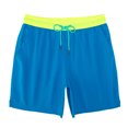 thumbnail image 6 of Aueoeo Men's Quickly Dry Running Shorts with Patchwork Waistband Zipper Pocket Elastic Waist for Gym Basketball Outdoor,Blue,XL, 6 of 6