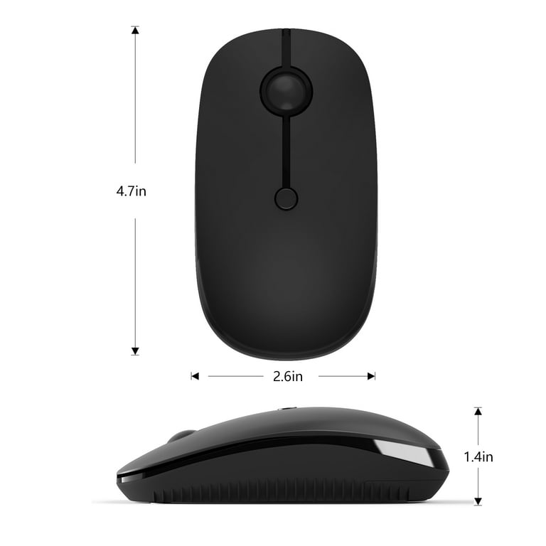 Jelly Comb Slim Dual Mode Bluetooth & 2.4GHz Wireless Mouse for