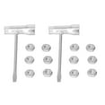 thumbnail image 2 of Wrench Nut Kit,2 Set Wrench Guide Chainsaw Wrench Iron Wrench Nut Set High-Precision Functionality, 2 of 14