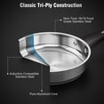 thumbnail image 3 of Juego de utensilios de cocina Tieplis de acero inoxidable de 14 piezas para inducción, 3 of 7