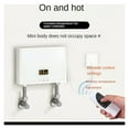 thumbnail image 2 of Instant Water Heater Bathroom Kitchen Wall Mounted Electric Water Heater LCD Temperature Display With Remote Control ,Security Protection Design, 2 of 4