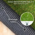 thumbnail image 5 of Superior Waterproof 4' x 10', Indoor/Outdoor Artificial Grass Area Rug, Synthetic Turf Rugs, Green, 5 of 11