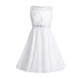 YEAHDOR Teens Girls Wedding Evening Long Dress Elegant Floral Lace Chiffon  Princess Birthday Party Dress Navy Blue 10 - Walmart.com