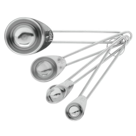 HUBERT® Measuring Spoon Set Stainless Steel with Long Wire Handles