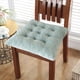 thumbnail image 5 of Yhmxh Cojín para silla de color liso con acabado mate, cojín para silla de comedor, cojín para oficina, estudiante y asiento de invierno, resistente a la decoloración., 5 of 5