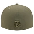 thumbnail image 4 of Men's New Era  Olive Tampa Bay Lightning Military Appreciation Flag 59FIFTY Fitted Hat, 4 of 5