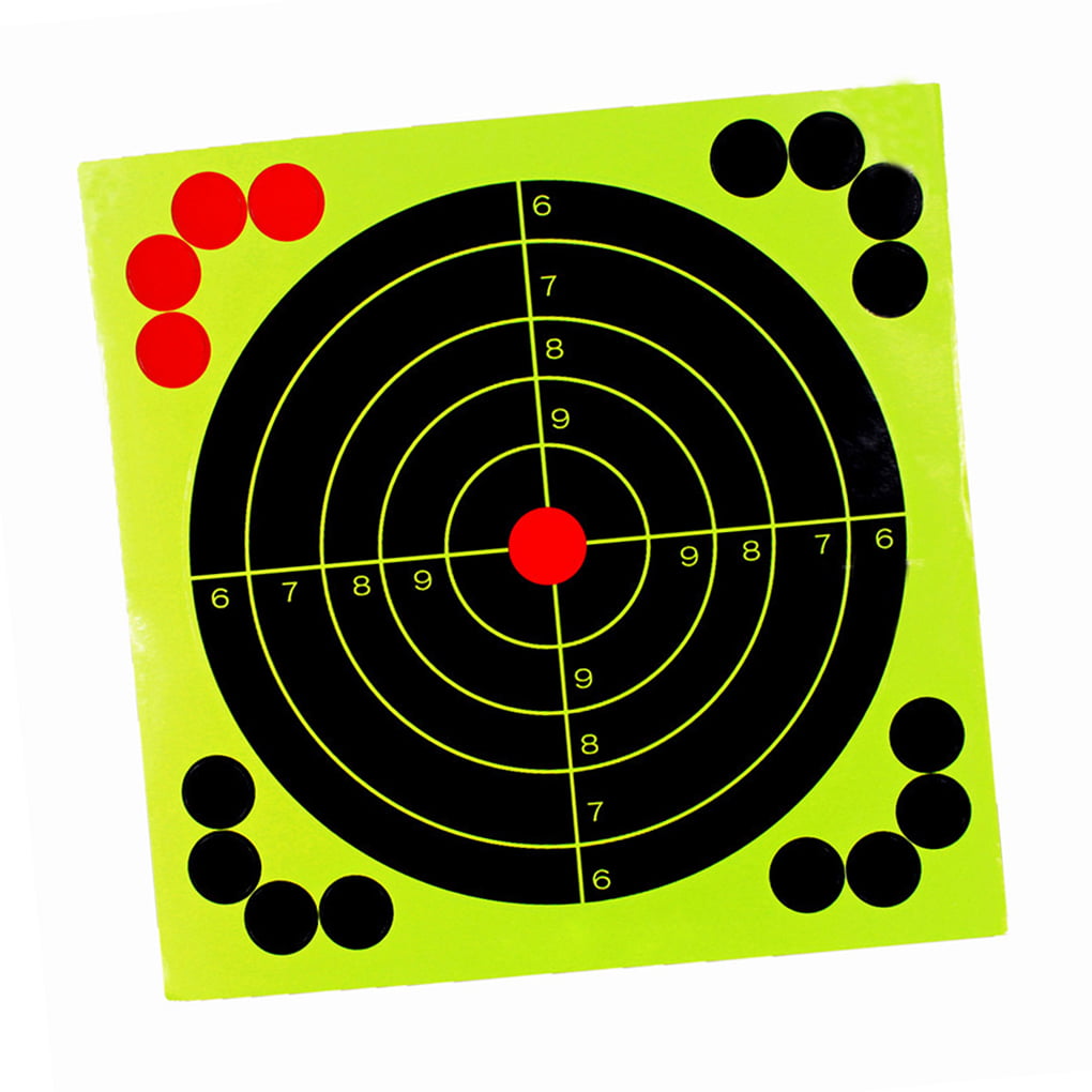 160pcs 2" Shooting Splatter Target High Visibility Florescent Paper Targets 