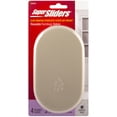 thumbnail image 2 of (3 pack) ​Super Sliders 3.5" x 6" Oval Furniture Sliders – Heavy-Duty Reusable Gliders for Carpeted Floors, Beige (4-Pack)​, 2 of 9