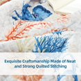 thumbnail image 4 of Juego de cama Weigelia Twin Coastal Quilt Ocean Blue, 4 of 7