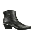 thumbnail image 2 of Franco Sarto Women's Black Silver Leather A-Blake Pointed Toe Booties 6.5M, 2 of 5