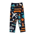 thumbnail image 4 of Balery Creative Transport print Women's Pajama Pants,Ultra Lightweight Pjs,Lounge Pant-Small, 4 of 9