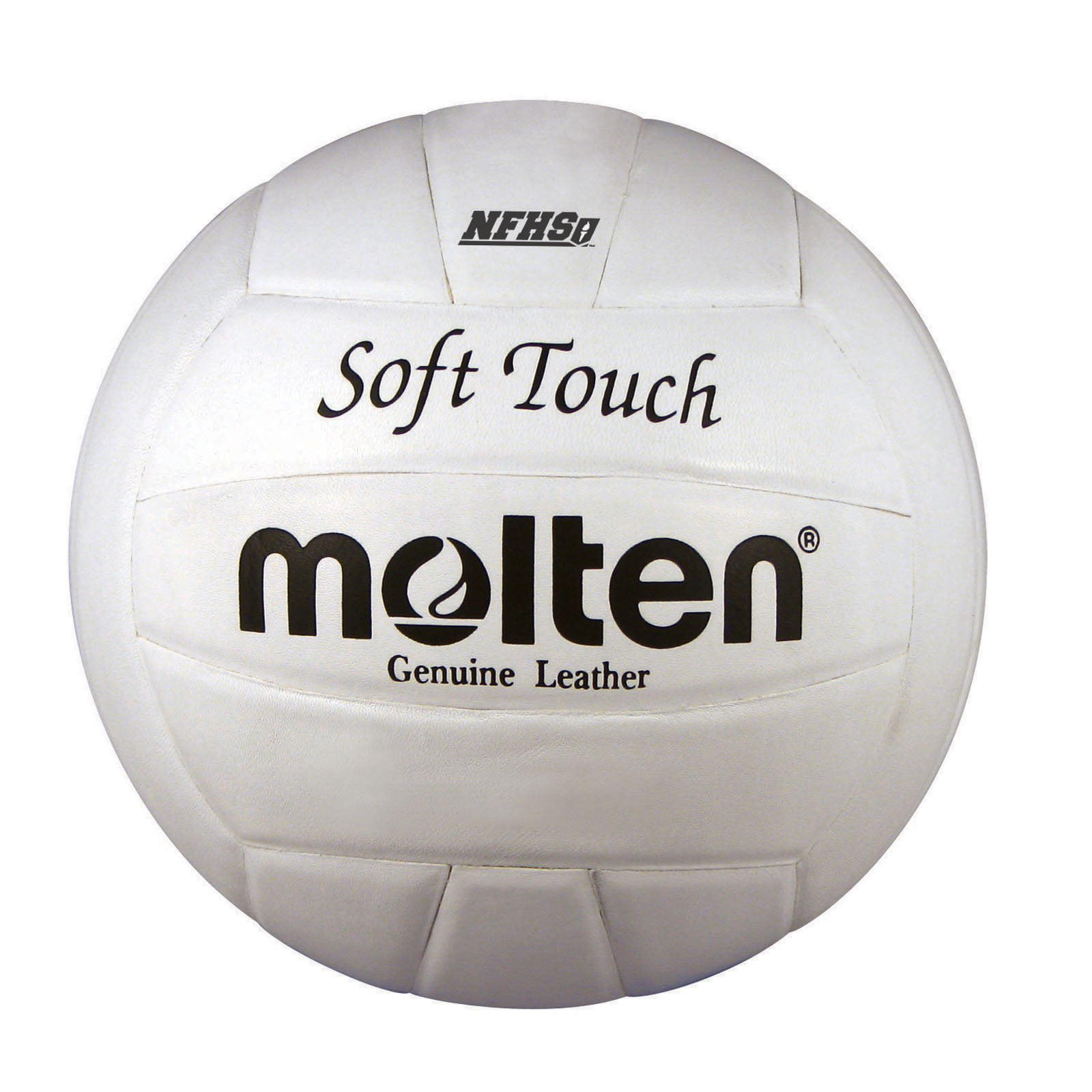 Molten Soft Touch Volleyball White/Black Official 