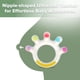 thumbnail image 2 of Silicona Teether Haakaa Dinky Digits Palm apta para uso alimentario, 0-12 M, 2 of 8