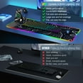 thumbnail image 7 of Miroddi RGB Gaming Mouse Pad with Wireless Charger, LED Mouse Mat with Phone Holder, Ultra-Smooth Surface, Non-Slip Rubber Base, Waterproof Keyboard Pad, 7 of 7